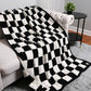 Checkerboard Patterned Throw Blanket