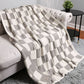 Checkerboard Patterned Throw Blanket