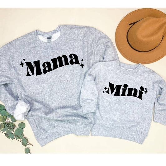 Mama and mini sweatshirts