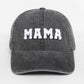 3D MAMA Embroidered Patch Cotton Baseball Cap