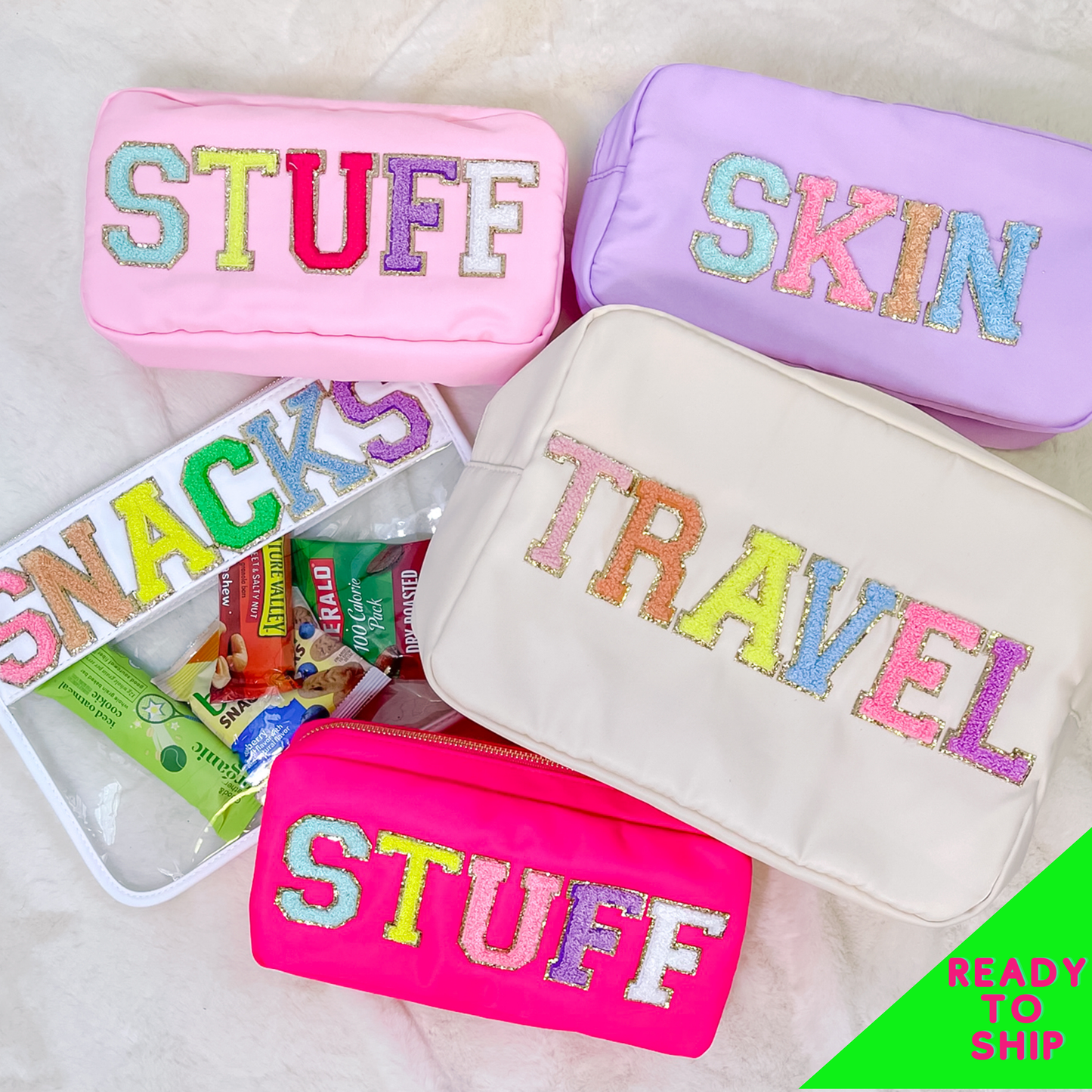 Snacks Pouch, Travel Nylon Bag, Stuff Nylon Bag, Bride Bag