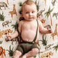 Bamboo Muslin Swaddle - Safari